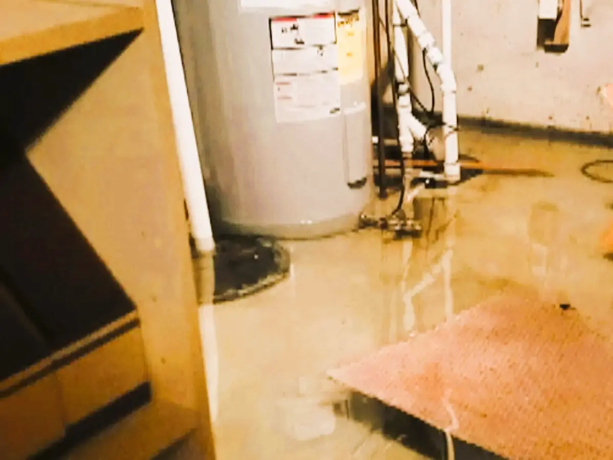 Failed Sump Pump causing water damage