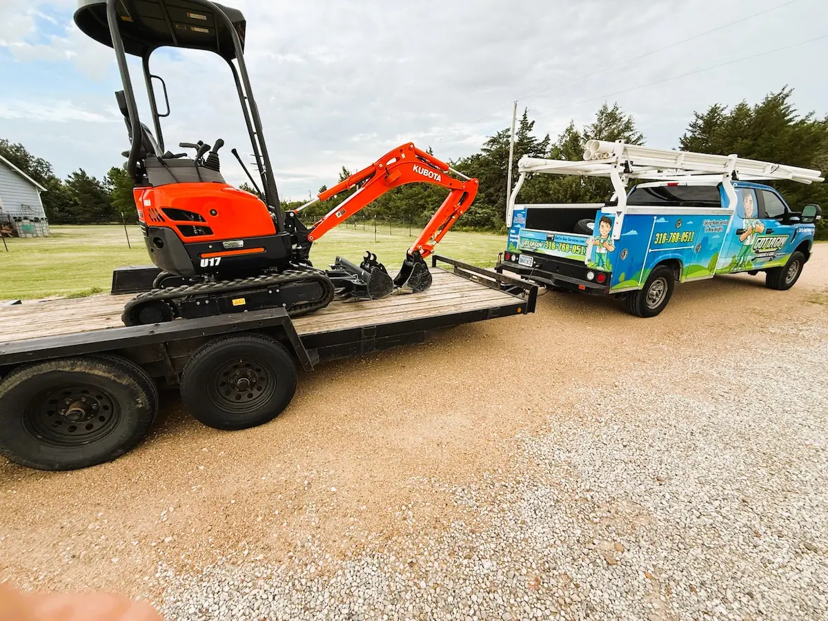 Sewer line repair and camera inspection in Wichita